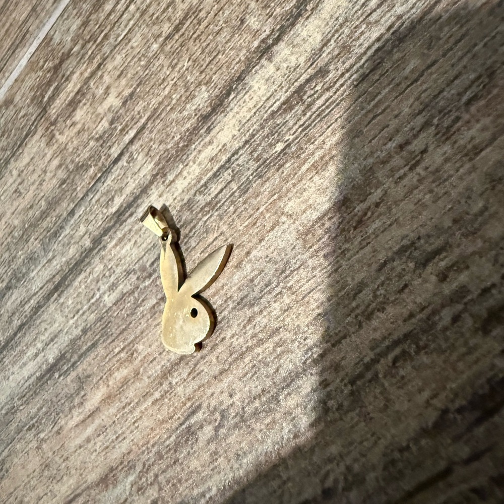 Gold Bunny Pendant